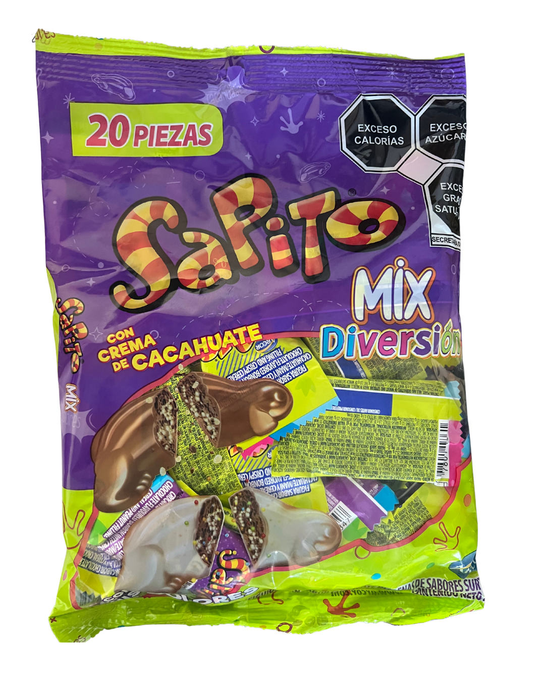 Arcor Sapito Mix Diversion 20uds.